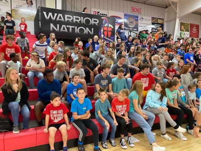 First Warrior Up Assembly of 22-23 School Year
